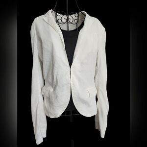 Witchery Open Blazer Sz US 10 (AU 14) Power Shoulders Lightweigth Quiet Luxury